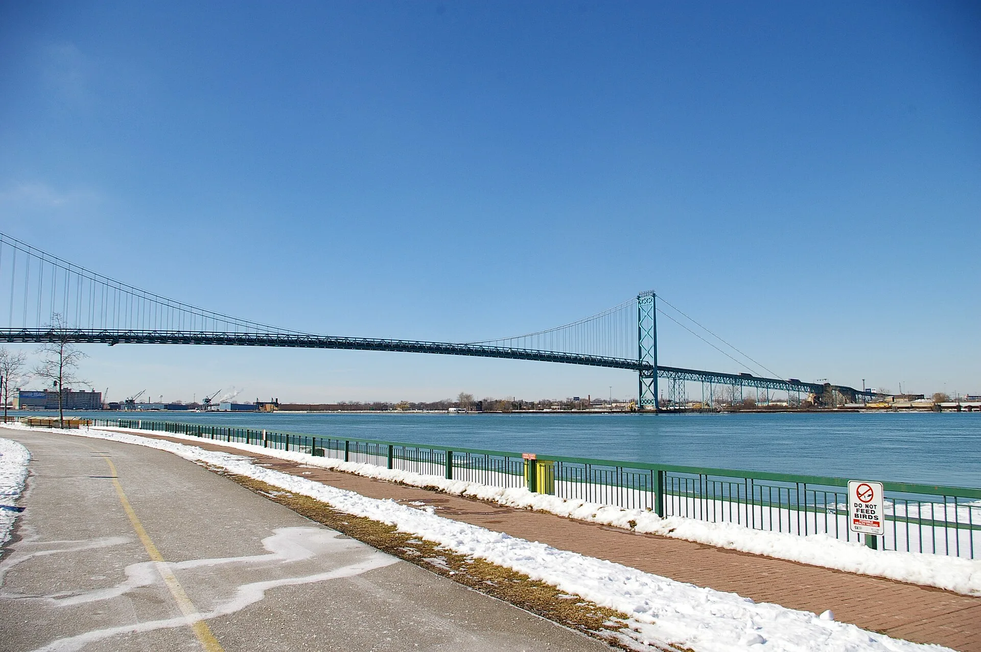 Apparently this bridge has the most cross border trucking in North America. Amazing. Cross-border coverage: a US program for Canada and Mexico