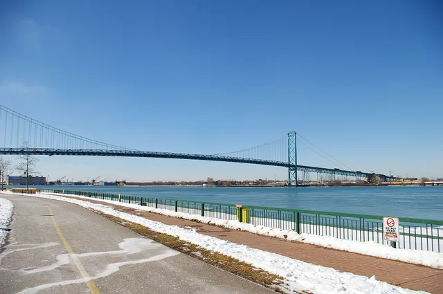 Apparently this bridge has the most cross border trucking in North America. Amazing. Cross-border coverage: a US program for Canada and Mexico
