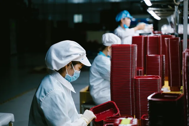 worker, woman, mask, face mask, medical mask, portrait, factory, factory worker, occupation, asian, asian woman, worker, factory, factory, factory, factory, factory, factory worker. Workers compensation requirements: the four kinds explained